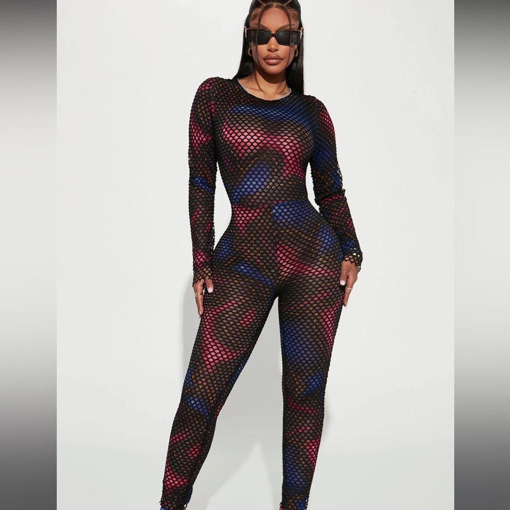 Melany Mesh Jumpsuit